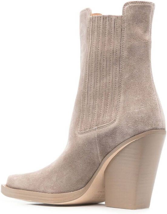 Paris Texas Dallas enkellaarzen Beige