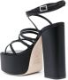 Paris Texas Holly Marina sandalen met plateauzool Zwart - Thumbnail 3