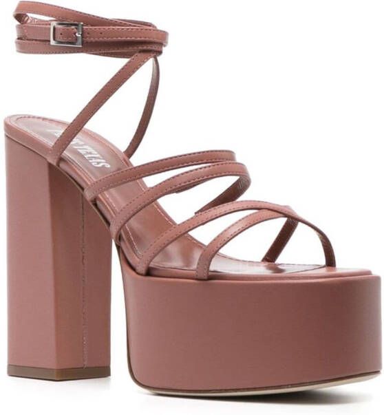 Paris Texas Sandalen met plateauzool Roze