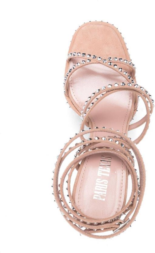 Paris Texas Holly Marina sandalen met plateauzool Roze