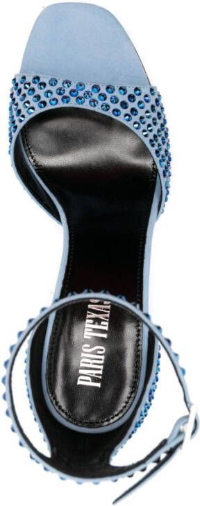 Paris Texas Holly Fiona suède sandalen Blauw