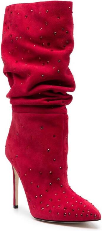 Paris Texas Holly laarzen met studs Rood