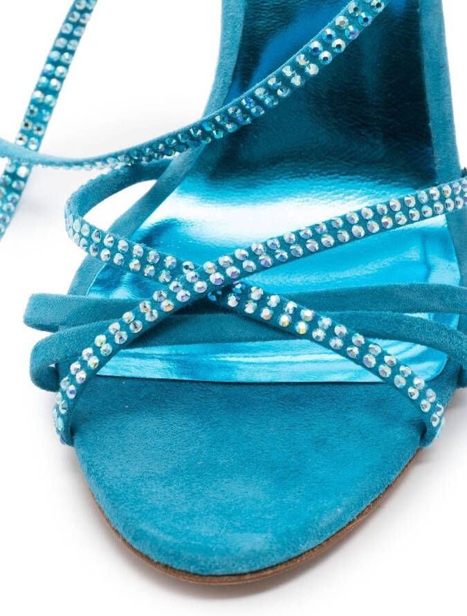 Paris Texas Holly Nicole sandalen met veters Blauw