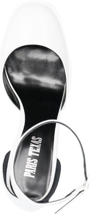 Paris Texas 130 mm Jane pumps met plateauzool Wit