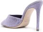 Paris Texas 110 mm leren sandalen met kristallen Paars - Thumbnail 3