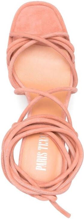 Paris Texas Malena sandalen met plateauzool Roze