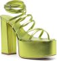 Paris Texas Malena sandalen met plateauzool Groen - Thumbnail 2