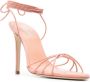 Paris Texas 105 mm Nicole sandalen met veters Roze - Thumbnail 2