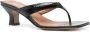 Paris Texas 60 mm Portofino leren sandalen Zwart - Thumbnail 2