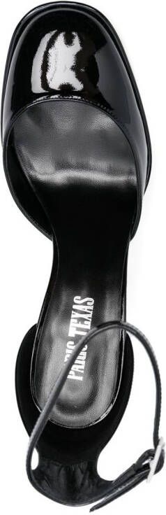 Paris Texas 130 mm Jane pumps met plateauzool Zwart