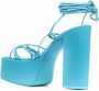 Paris Texas Sandalen met plateauzool Blauw - Thumbnail 3