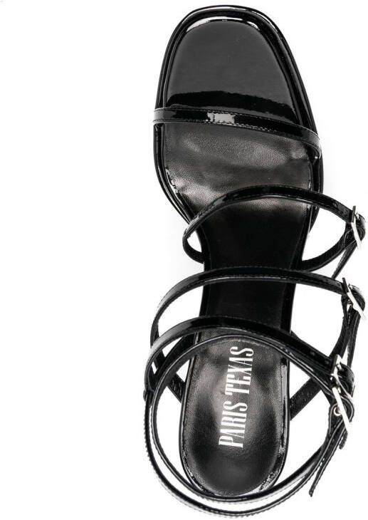 Paris Texas Sandalen met plateauzool Zwart