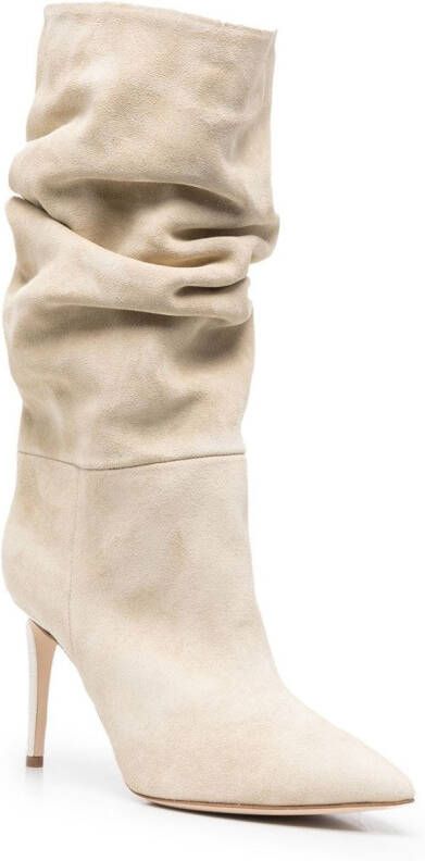 Paris Texas Slouchy enkellaarzen Beige