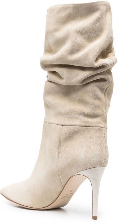 Paris Texas Slouchy enkellaarzen Beige