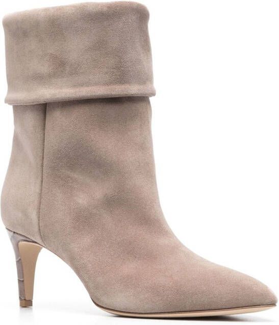 Paris Texas Suède enkellaarzen Beige
