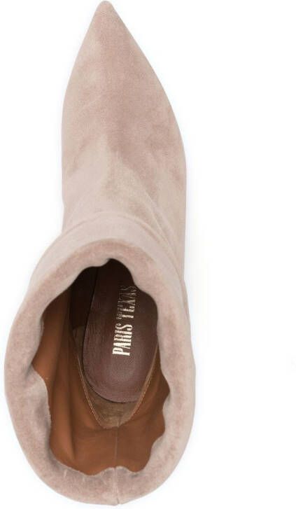 Paris Texas Suède enkellaarzen Beige