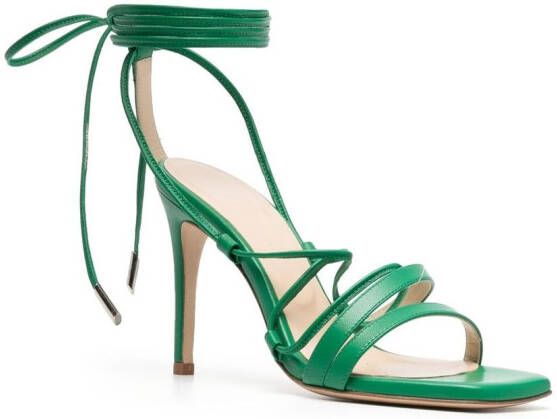 P.A.R.O.S.H. Leren sandalen Groen