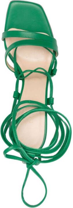 P.A.R.O.S.H. Leren sandalen Groen