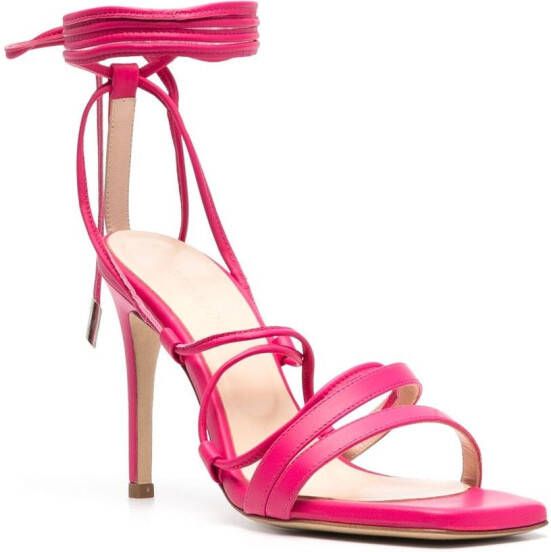 P.A.R.O.S.H. Leren sandalen Roze