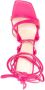 P.A.R.O.S.H. Leren sandalen Roze - Thumbnail 4