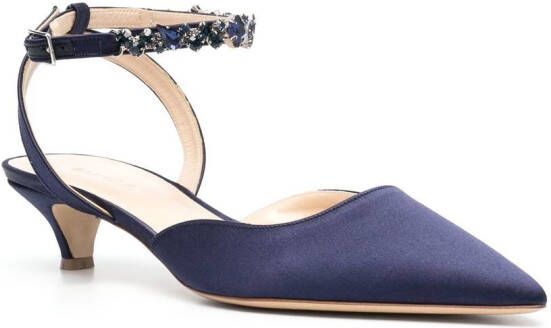 P.A.R.O.S.H. Pumps met kristal Blauw