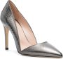 P.A.R.O.S.H. 95mm leren pumps met slangen-reliëf Zwart - Thumbnail 2