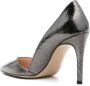 P.A.R.O.S.H. 95mm leren pumps met slangen-reliëf Zwart - Thumbnail 3