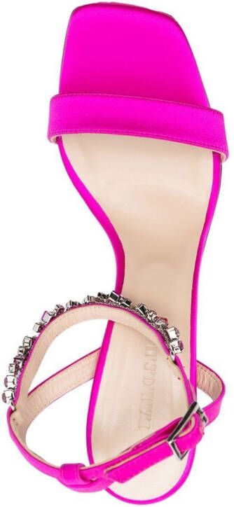 P.A.R.O.S.H. Vashoe sandalen verfraaid met stras Roze