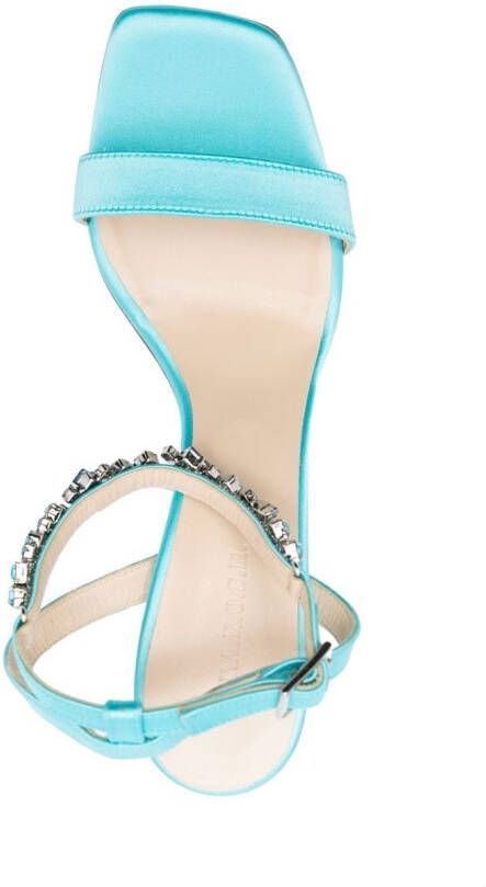 P.A.R.O.S.H. Vashoe sandalen verfraaid met stras Blauw