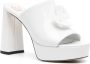 Patou x Bettina Vermillon Glossy Anitta 110mm muiltjes Wit - Thumbnail 2