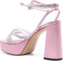 Patou x Bettina Vermillon Babsy 110mm sandalen Roze - Thumbnail 3