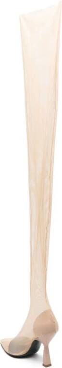 Patrizia Pepe Overknee laarzen Beige