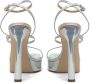 Paul Andrew 125 mm Slinky sandalen met plateauzool Zilver - Thumbnail 3