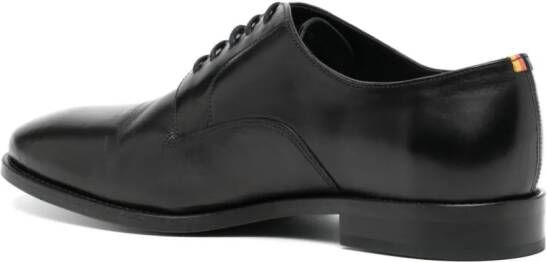 Paul Smith Leren derby schoenen Zwart