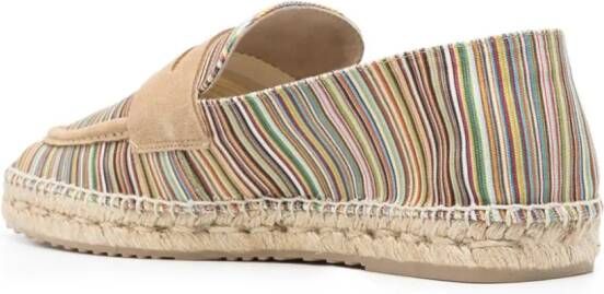 Paul Smith Gestreepte espadrilles Beige