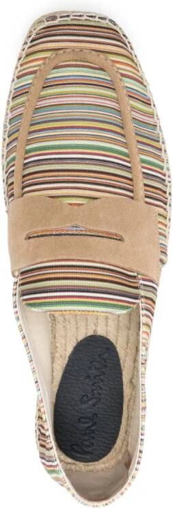 Paul Smith Gestreepte espadrilles Beige