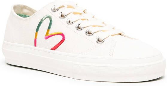 Paul Smith Kinsey sneakers met geborduurd hart Wit