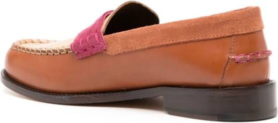 Paul Smith Laida loafers met colourblocking Beige