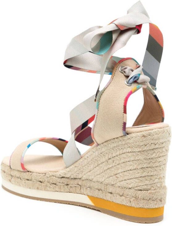 Paul Smith Quilan 50 sandalen met print Beige