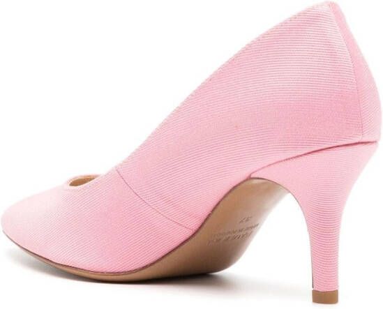 Paule Ka Ottoman leren pumps Roze