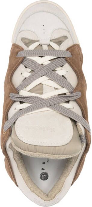 Paura Sneakers met vlakken Beige