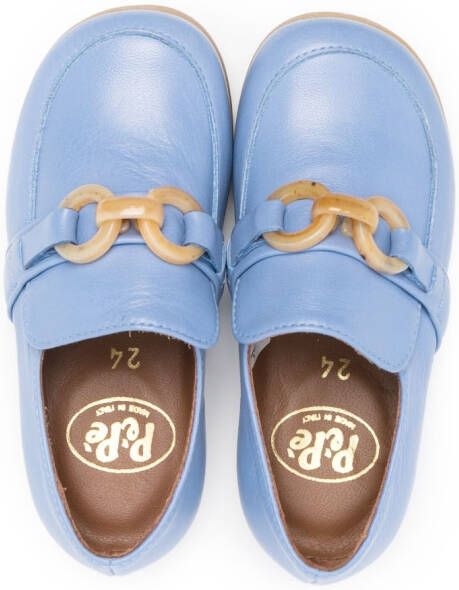 Pèpè Alessio leren loafers Blauw