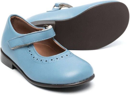 Pèpè Ballerina's met klittenband Blauw