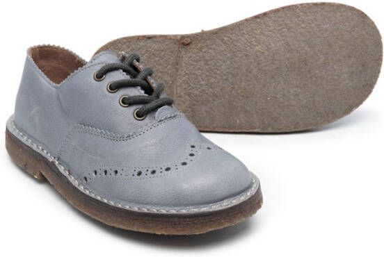 Pèpè Dusty leren brogues Blauw