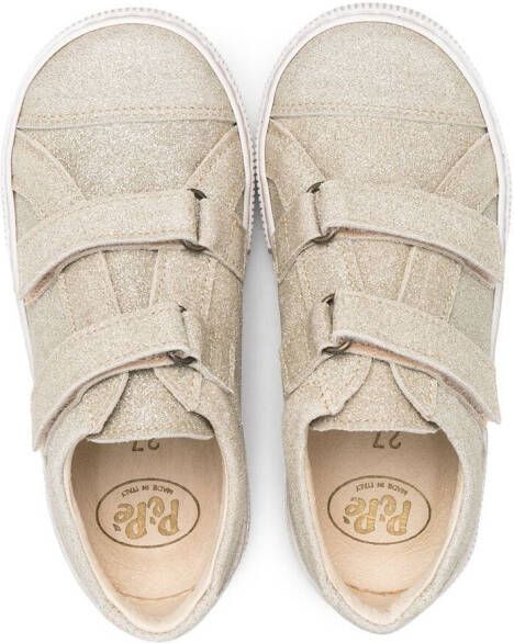 Pèpè Eva sneakers met klittenband Beige