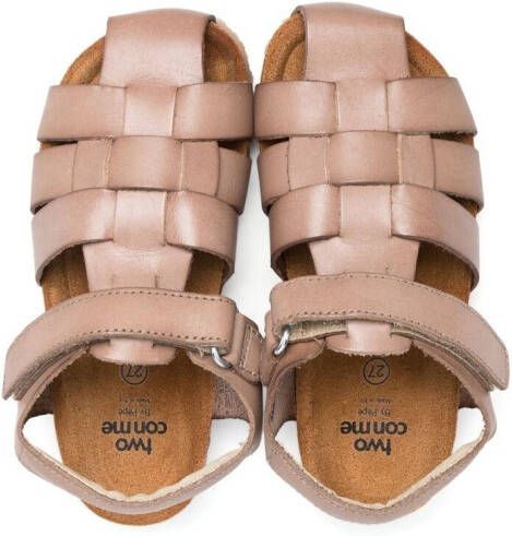 Pèpè Jess sandalen met klittenband Beige