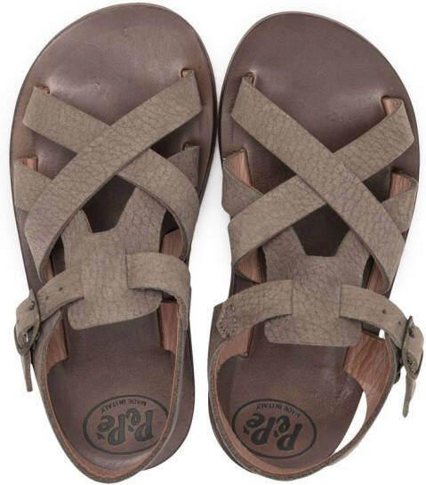 Pèpè Leren sandalen Grijs