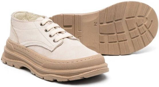 Pèpè Leren sneakers Beige