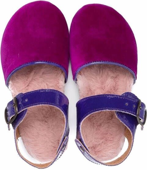 Pèpè Letizia fluwelen sandalen Paars