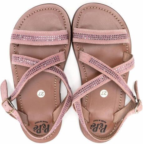 Pèpè Lilla leren sandalen Paars